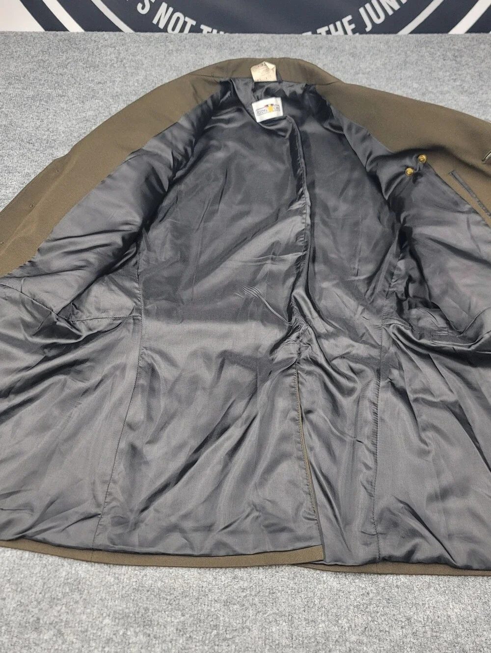 Flying Cross Army AGSU Service Coat 40R-A Army Dress Coat With Patches & Pins